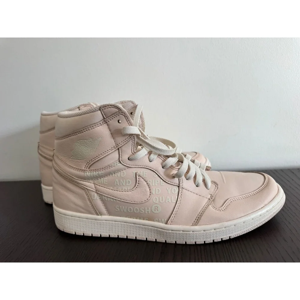Jordan 1 Retro High Guava Ice‎ Mens 12 Pink Pastel Nike Leather Sneakers Shoes